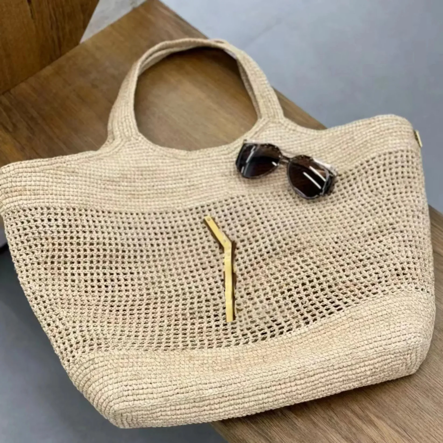 Icare Raffia Bag